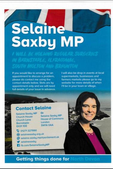 Poster for Selaine Saxby