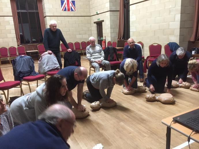 CPR training