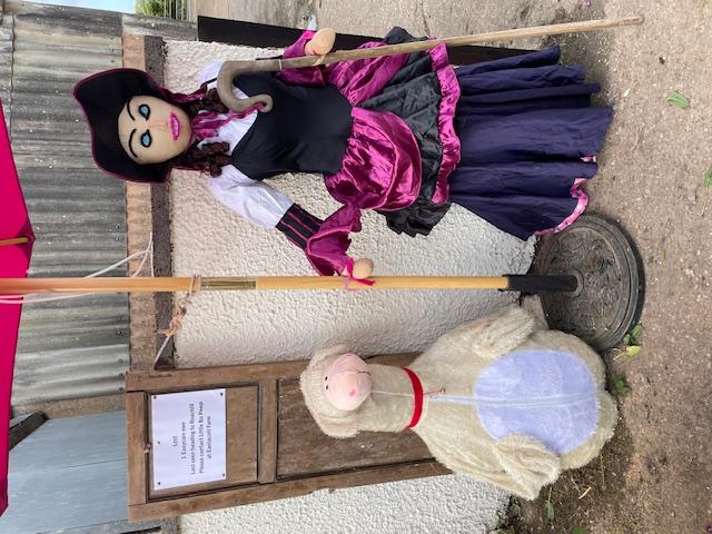 Little Bo Peep and her sheep